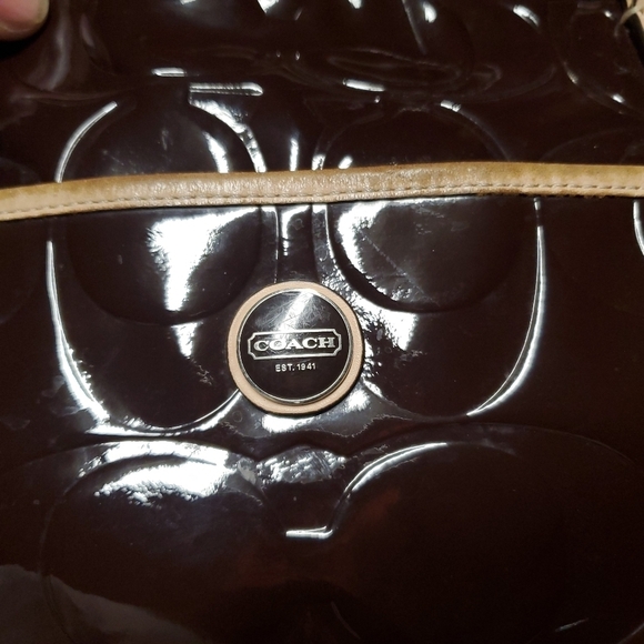 Coach Vintage peyton embossed leather bag - Picture 5 of 6